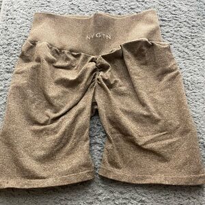 NVGTN Brown Women's Butt Scrunch Shorts